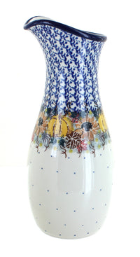 Polish Pottery Harvest Bounty Water Carafe