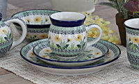 Dandelion 4 Piece Place Setting - Service for 1 Polish Pottery