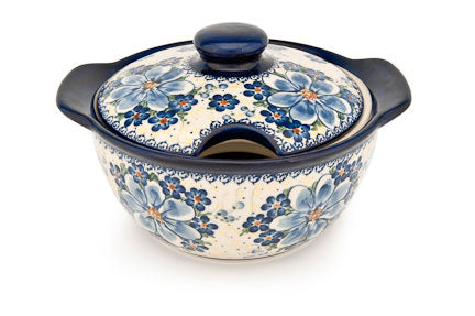 Daisy Surprise Soup Tureen Polish Pottery