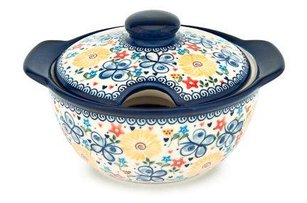 Butterfly Soup Tureen Polish Pottery