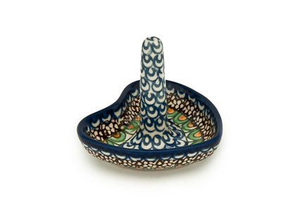 Mardi Gras Ring Holder Polish Pottery