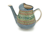Mardi Gras Watering Can Polish Pottery