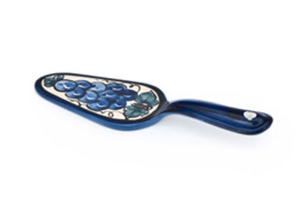 Grapes Cake Server Polish Pottery