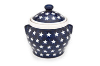 Stars Medium Canister Polish Pottery
