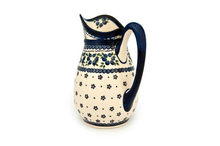 Spring Blossom Pitcher Polish Pottery