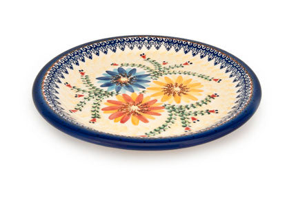 Autumn Burst Dinner Plate Polish Pottery