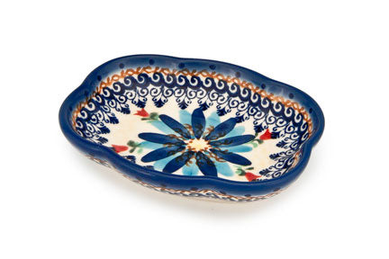 Autumn Burst Soap Dish Polish Pottery