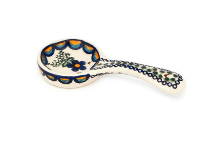 Aztec Flower Candle Holder Polish Pottery