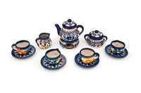 Autumn Burst Miniature Tea Set Polish Pottery