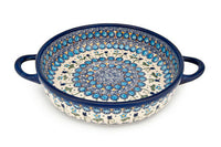 Savannah Small Round Baker with Handles Polish Pottery
