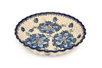 Daisy Surprise Pie Plate Polish Pottery