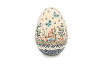 Garden of Eden Large Decorated Egg Polish Pottery