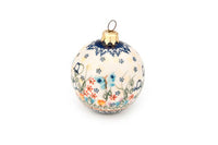 Garden of Eden Large Christmas Ball Polish Pottery