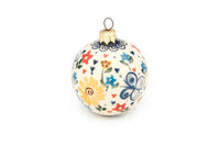 Butterfly Large Christmas Ball Polish Pottery