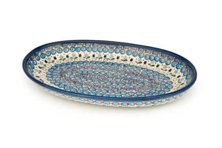 Savannah Oval Platter Polish Pottery