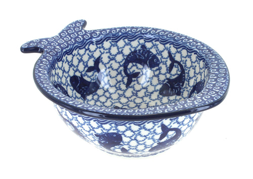 Polish Pottery Mosaic Beach Fish Bowl
