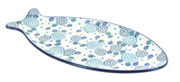 Polish Pottery Bubbles Medium Fish Platter