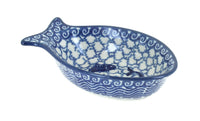 Polish Pottery Mosaic Beach Small Fish Dish