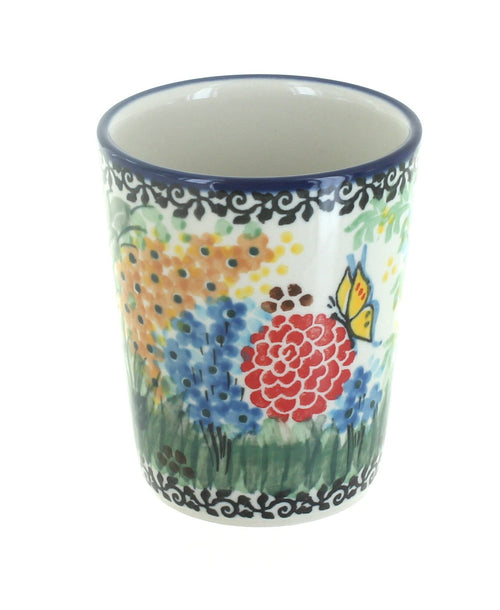 Polish Pottery Teresa Bathroom Cup