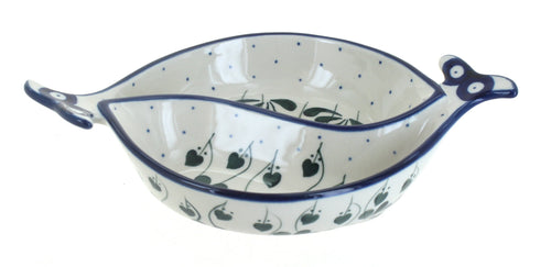 Polish Pottery Alyce Yin-Yang Fish Dish