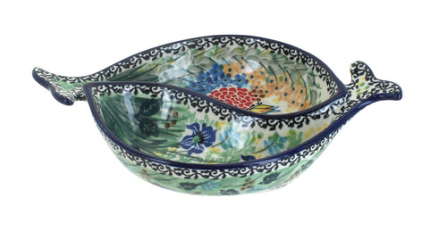Polish Pottery Teresa Yin-Yang Fish Dish