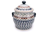 Evergreen Cookie Jar Polish Pottery