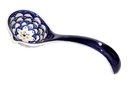 Evergreen Soup Ladle Polish Pottery