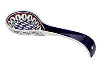 Evergreen Large Spoon Rest Polish Pottery