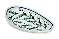 Evergreen Small Spoon Rest Polish Pottery