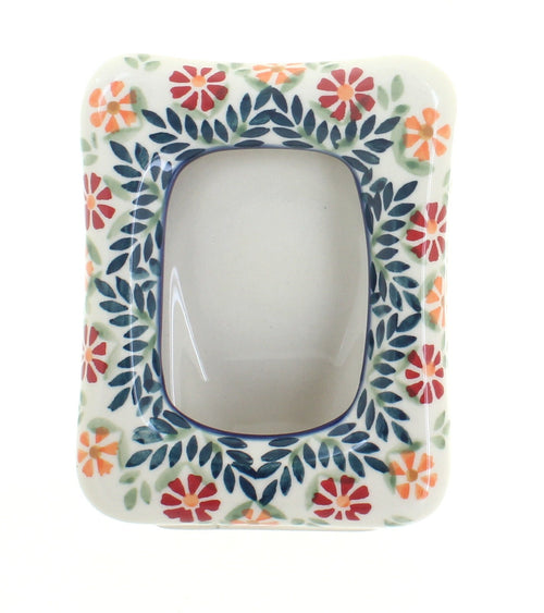 Polish Pottery Garden Bouquet Frame