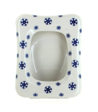 Polish Pottery Snow Flurry Frame