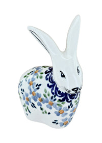 Polish Pottery Summer Vine Rabbit Figurine