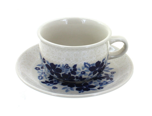 Polish Pottery Christiana Cup & Saucer