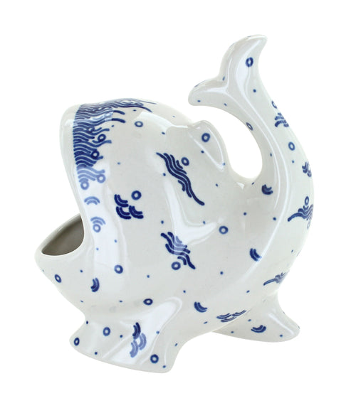 Polish Pottery Oceana Fish Sponge Holder