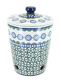 Polish Pottery Maia Garlic Keeper