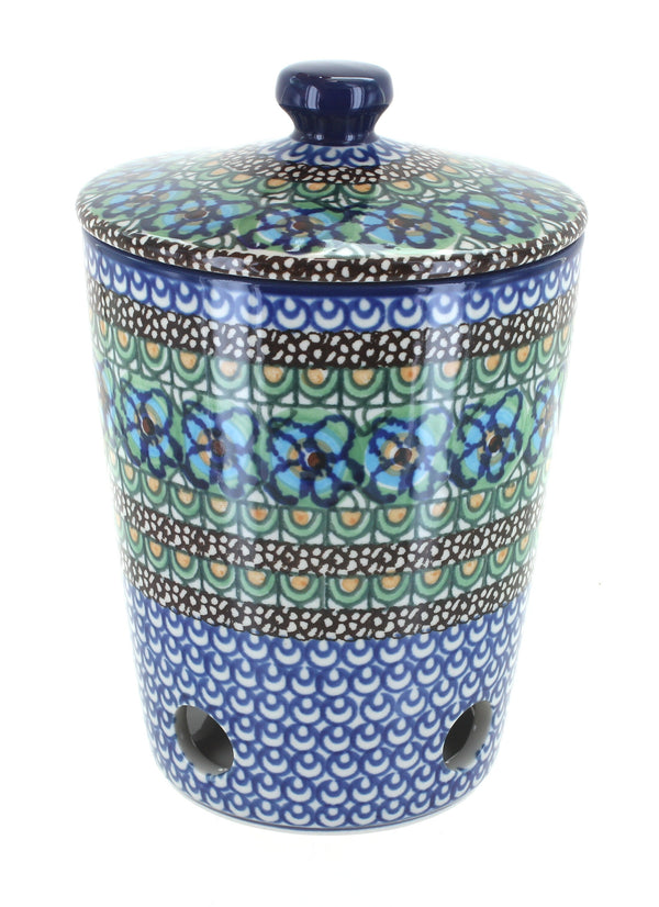 Mardi Gras Garlic Keeper