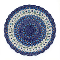 Polish Pottery Overhead Shot Savannah Pie Plate