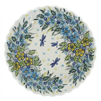 Polish Pottery Overhead Shot Alyssa Pie Plate