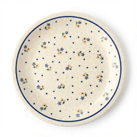 Polish Pottery Overhead Shot Country Meadow Small Dinner Plate