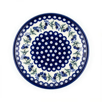 Polish Pottery Overhead Shot Sweet Annie Small Dinner Plate