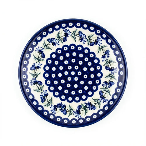 Polish Pottery Overhead Shot Sweet Annie Small Dinner Plate