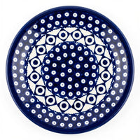 Polish Pottery Overhead Shot Xandra Small Dinner Plate