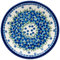 Polish Pottery Overhead Shot Kalina Small Dinner Plate