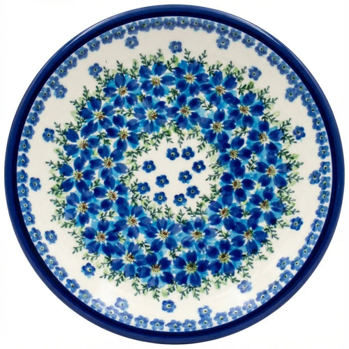 Polish Pottery Overhead Shot Kalina Small Dinner Plate