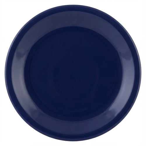 Polish Pottery Overhead Shot Cobalt Small Dinner Plate