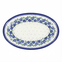 Polish Pottery Overhead Shot Sierra Oval Platter