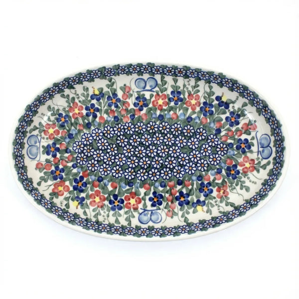 Garden Butterfly Oval Platter