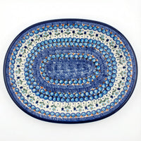 Polish Pottery Overhead Shot Savannah Large Oval Platter