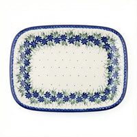 Polish Pottery Overhead Shot Sierra Large Rectangular Serving Platter