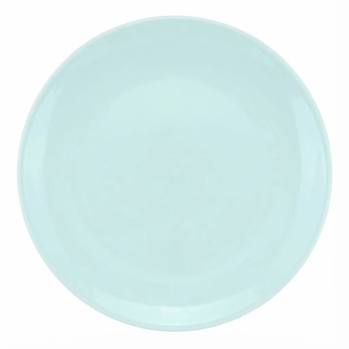 Polish Pottery Overhead Shot Miko Mint Dinner Plate